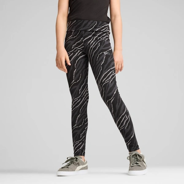 PUMA ESS+ Zvířecí Legíny pro velké děti: Divoký styl, nekonečná zábava!