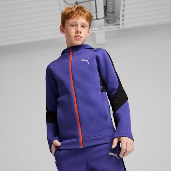 PUMA EVOSTRIPE: Pohodlná mikina pro aktivní kluky – stylový komfort a skvělá hračka!